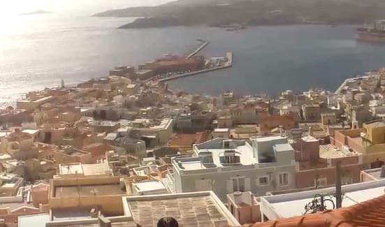 Siros Hermoupolis limanı Canlı izle