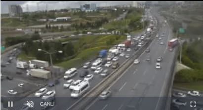 Tem Otoyolu Mahmutbey Trafik Durumu Canlı