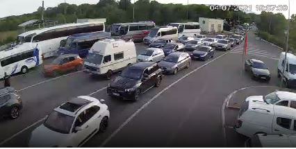 Sukobin Montenegro-Karadağ Sınır Kapısı Canlı