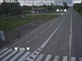 Terezino Polje Hırvatistan Sınır Kapısı Canlı izle