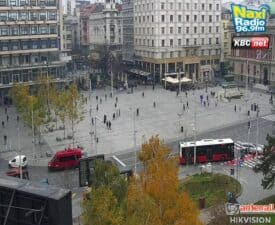 Belgrad Slavija Meydanı Canlı Kamera izle