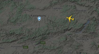 Kastamonu Havalimanı Canlı Uçuş Takibi