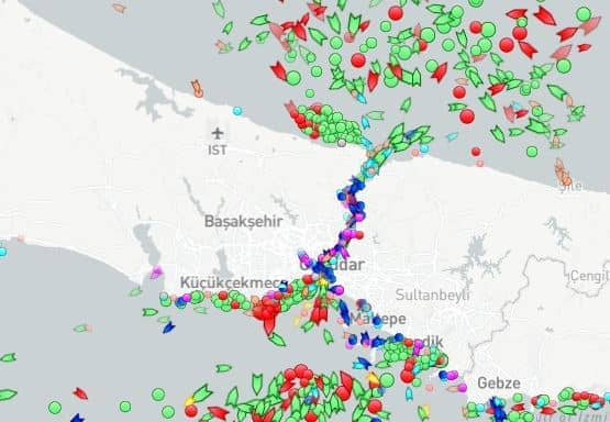 Canlı Gemi Trafik Izleme Sistemi Takip