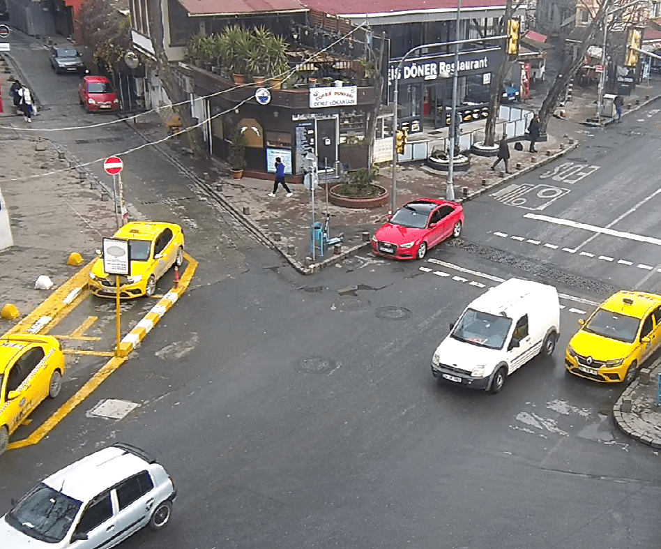 İstanbul Beyoğlu Melek Sokağı Canlı Mobese izle