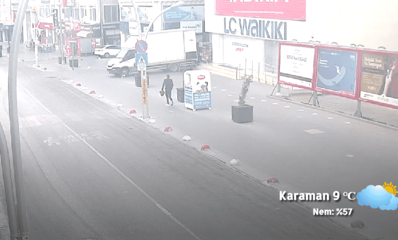 Karaman Ismet Paşa Caddesi Mobese CANLI