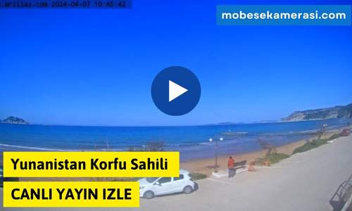 Yunanistan Korfu Sahili Canlı Kamera izle