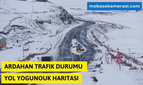 Ardahan Hanak Trafik Durumu Yol Yoğunluk Haritası